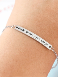 Pulsera personalizada plata 925 en internet