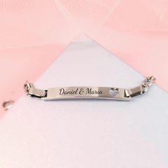 Pulsera identidad love plata 925