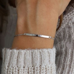 Pulsera identidad fina Plata 925