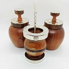 CONJUNTO MATERO DE MADERA - comprar online