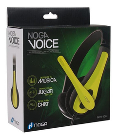Auriculares Con Micrófono Noga Voice Ngv-400 - Para PC - Lucy Video