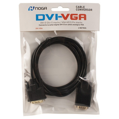Cable Noganet Conversor DVI-VGA  2 Metros