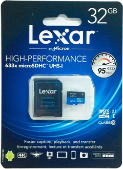 Memoria micro SD 32GB Lexar 633x