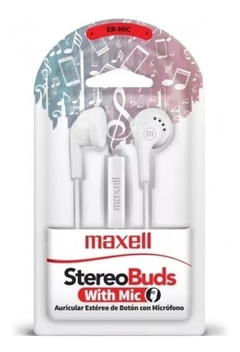 Auriculares Maxell Eb-mic Manos Libres Stereo Buds