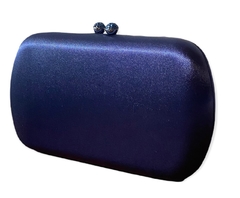 Clutch - Cetim Betim Azul - comprar online