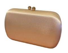 Clutch - Cetim Betim Champagne - comprar online