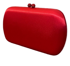 Clutch - Cetim Betim Vermelha - comprar online