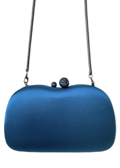 Clutch - Cetim Mia Azul - loja online