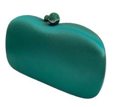 Clutch - Cetim Mia Verde - comprar online