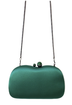 Clutch - Cetim Mia Verde - loja online