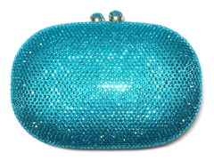 Clutch - Cristais Mini Azul Clara