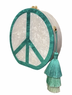 Clutch - Paz e Amor Verde - comprar online