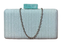 Clutch - Square Palha Mint na internet