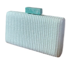 Clutch - Square Palha Mint - comprar online