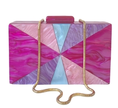 Clutch - Square Trion Rosa na internet