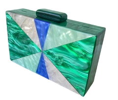 Clutch - Square Trion Verde - comprar online