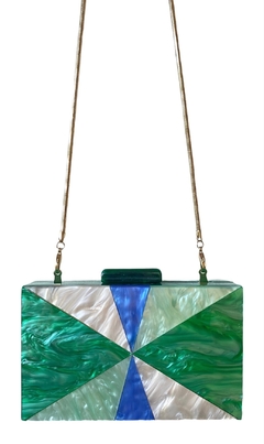 Clutch - Square Trion Verde - loja online