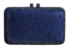 Clutch - Cristais Azul Marinho