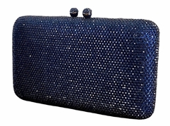 Clutch - Cristais Azul Marinho - comprar online