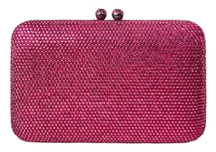 Clutch - Cristais Square Pink