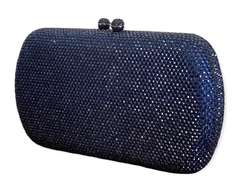 Clutch - Cristais Square Azul Marinho - comprar online