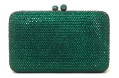 Clutch - Cristais Square Verde