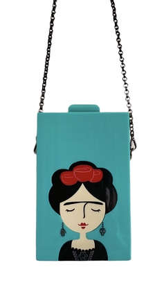 Clutch - Frida Kahlo Turquesa Plus - Lorris