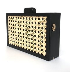 Clutch - Bossa Palhinha Preta - comprar online