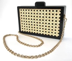 Clutch - Bossa Palhinha Preta - loja online