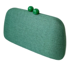 Clutch - Linho Monet Verde na internet