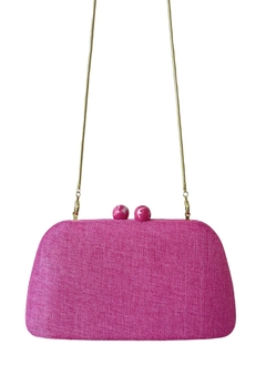 Clutch - Linho Monet Pink