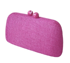 Clutch - Linho Monet Pink - comprar online