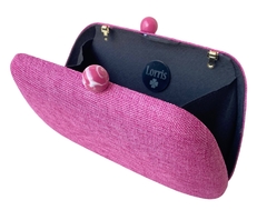 Clutch - Linho Monet Pink - loja online