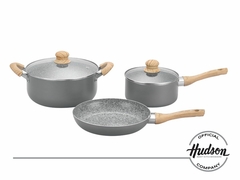 BATERIA 3 PIEZAS HUDSON ANTIAD. GRANITO - comprar online