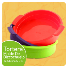 TORTERA DE SILICONA 24CM (X UNIDAD) - Castel Rojo | Artículos de bazar