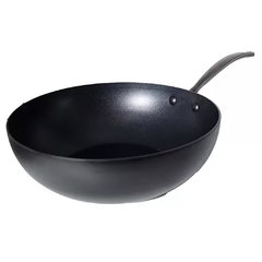 WOK TEFLON HUDSON TOTAL BLACK N28 - comprar online