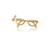 Pingente óculos ouro amarelo 18k
