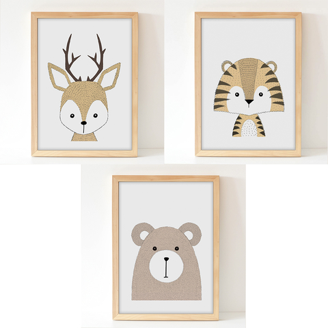 Set Animales del Bosque x3