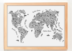 Mapa Mundo Ilustrado