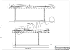 Projeto Customizado de Coberta Metálica (1.001m² até 4.000m²) [R$/m²] - comprar online