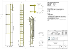 Projeto Escada Marinheiro com Gaiola (até 10,0m completa com ART)