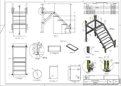 Projeto Escada Plataforma Fixa - comprar online