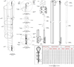 Projeto Linha de Vida Vertical para Escada Marinheiro (até 10m)