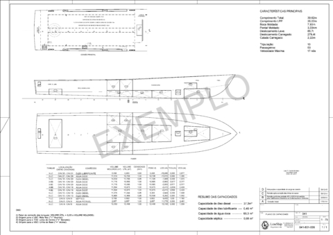 Serviço de Projeto para Embarcação maior 50AB (0312-N01)