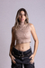 Cropped Canelado Gola - comprar online