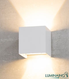 ARANDELA LED VONA 2x3W 0-60° BRANCO BIVOLT IP65 | NQ - Luminaing - Iluminação