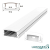 PERFIL SOBREPOR BRANCO SLIM LIGHT 1,7CM X 0,7CM X 100CM PS-03/1 BR - BIOLUCCI