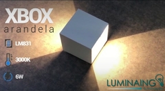 ARANDELA XBOX ALUMÍNIO BRANCA 6W IP65 3000K LM831 | LMT - comprar online