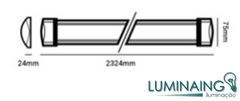 LUMINÁRIA FLAT LED SOBREPOR 6500K 72W HM 36090 | OPS - comprar online