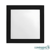 PAINEL/PLAFON EMBUTIR LED QUADRADO 3000K 18W BIVOLT 21,7X21,7X2,5CM PRETO | OPS